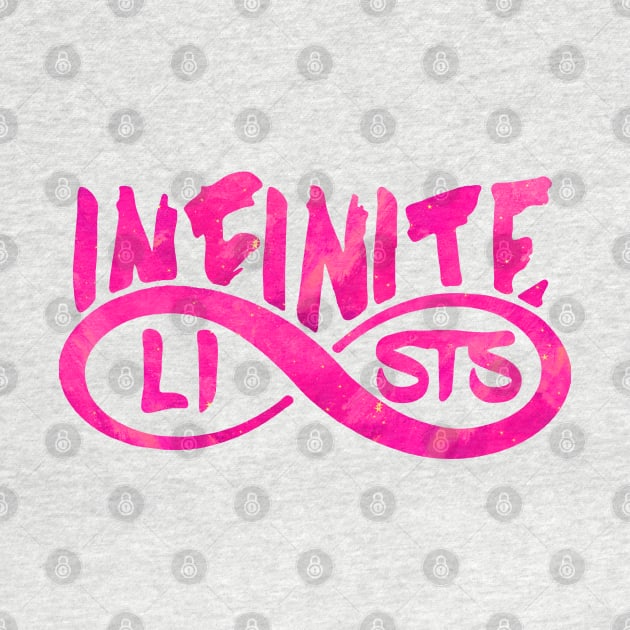 Infinite lists Merch by NewMerch